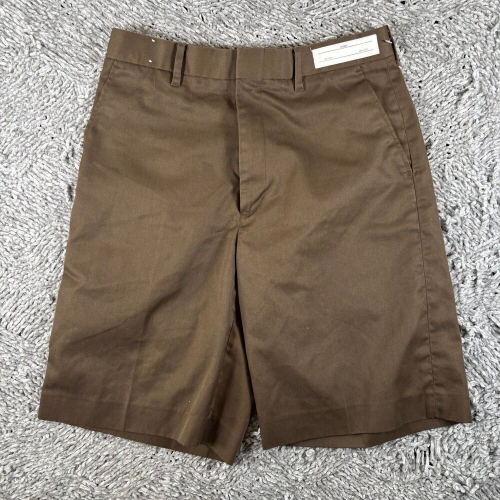 UPS Twinhill Employee Shorts Mens 32 Brown Employee Chino Workwear
